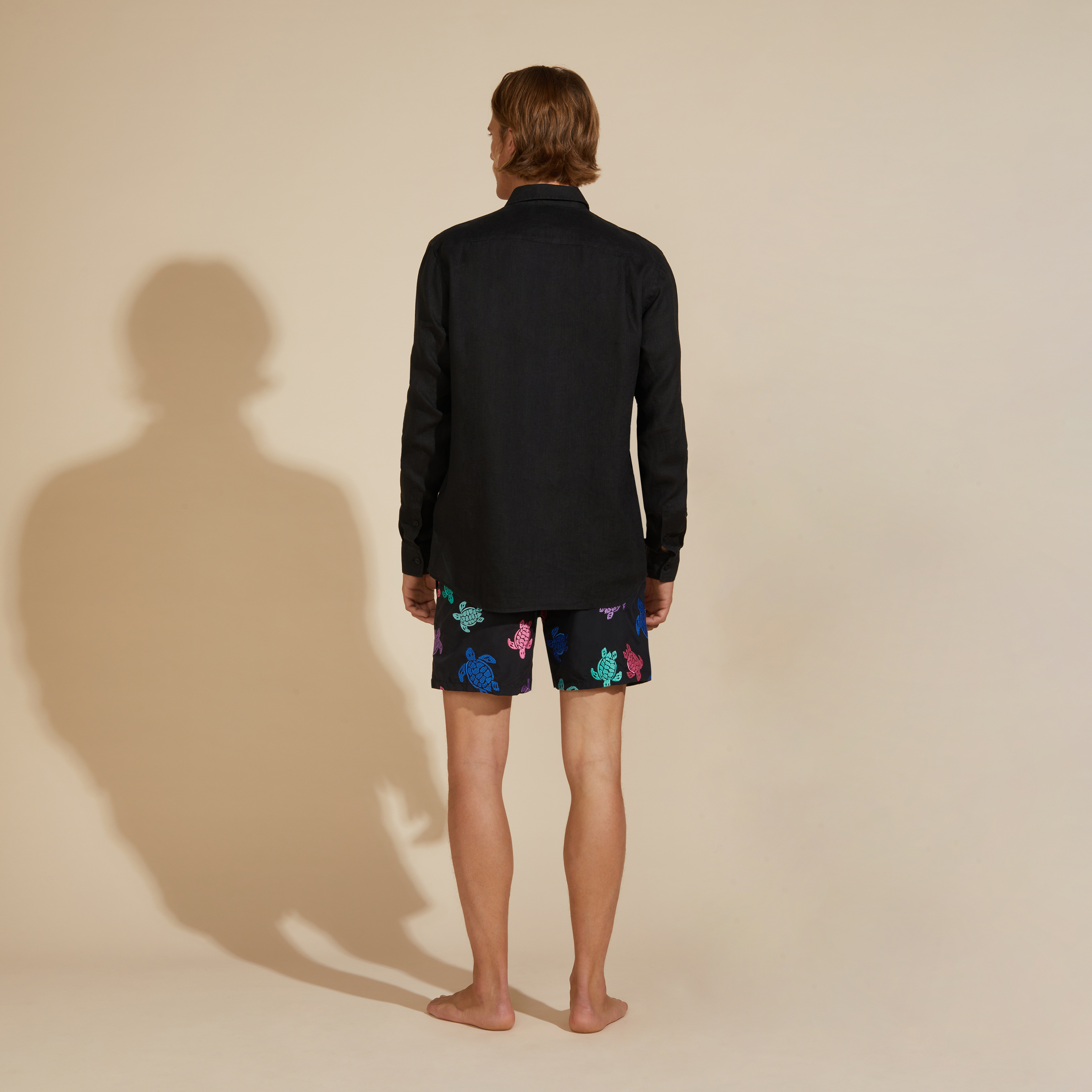 Chemise en lin homme unie