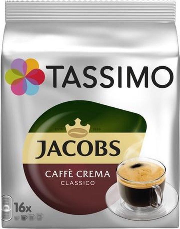 Jacobs Caffe Crema Classico 16 capsules T Disc