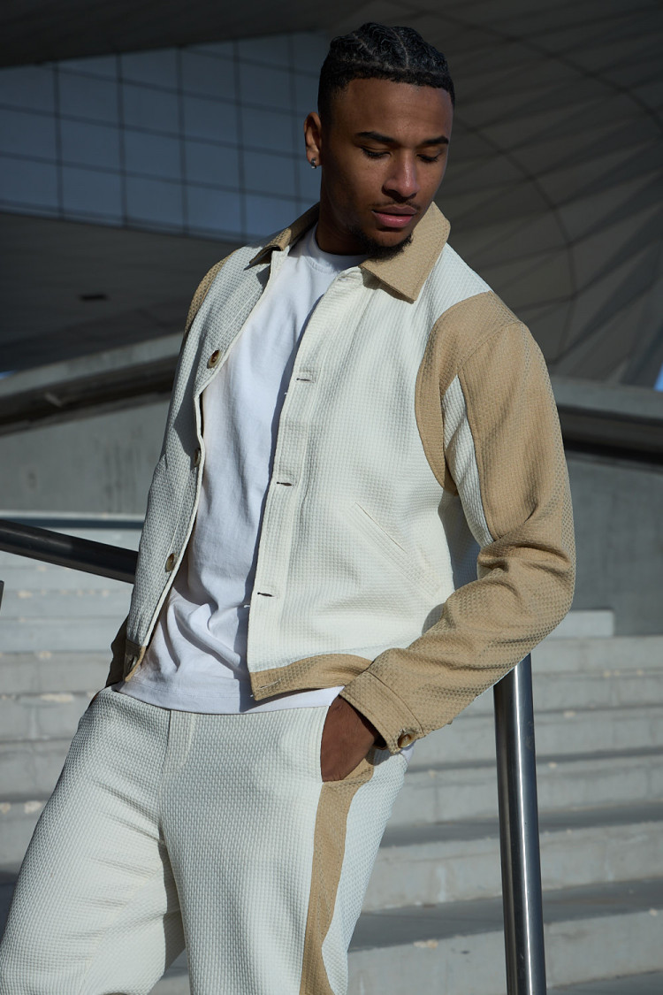 Ensemble 2 pièces veste + jogging beige