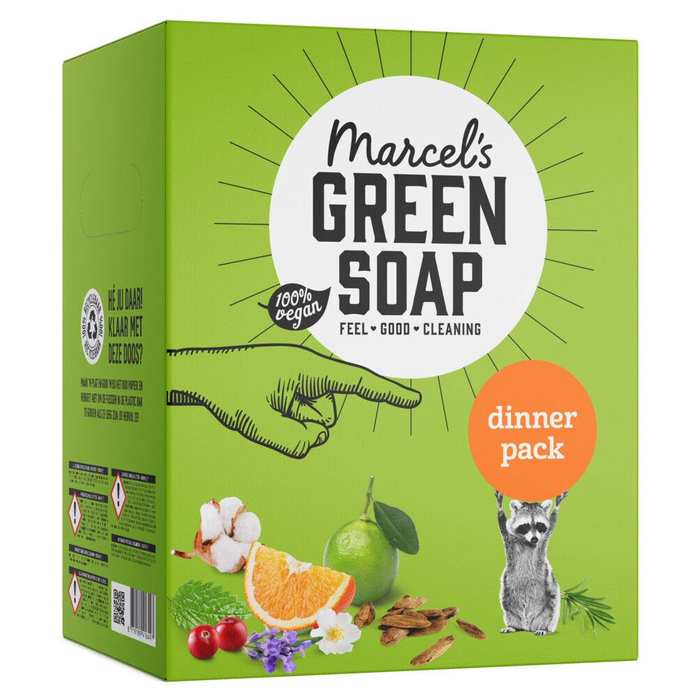 Marcel’S Green Soap Dinner Pack (6 X 1)