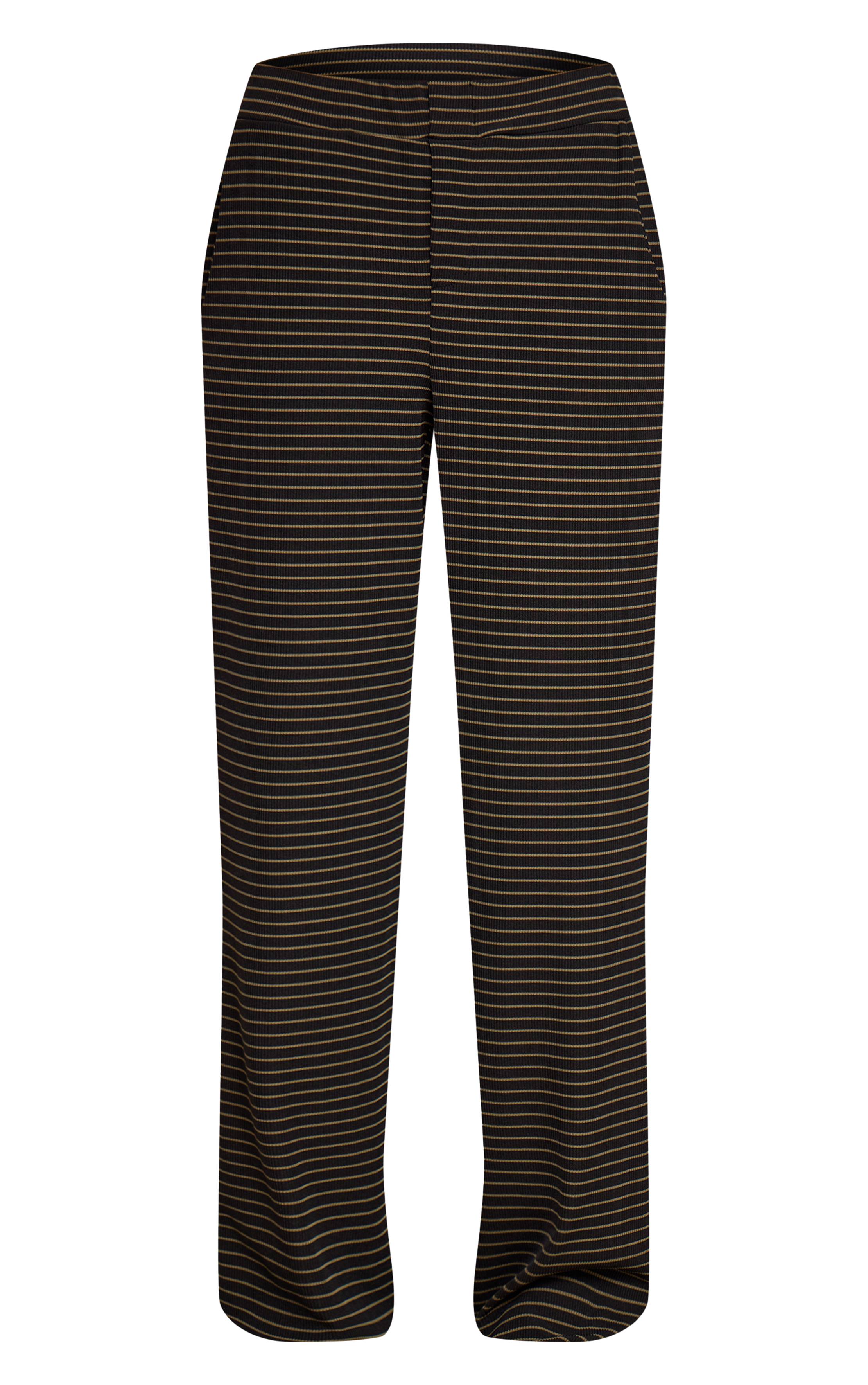 Multicolore Pantalon Large Boyfriend Chocolat
