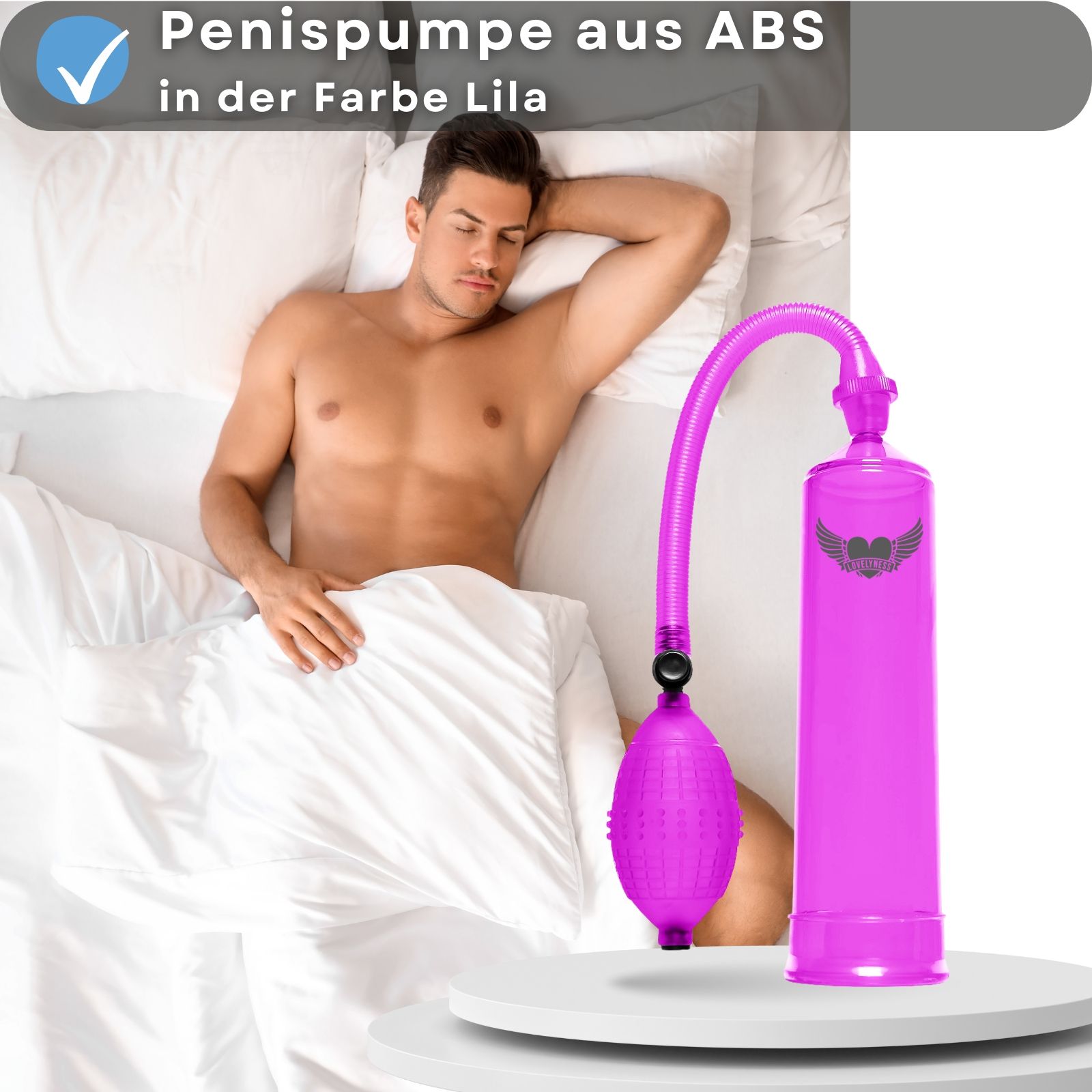 Lovelyness - Penispumpe mit Pumpball