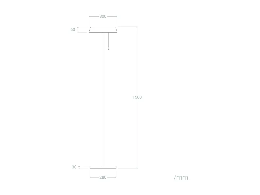 Lampadaire Solaire Extérieur Aldana 2.6W Blanc