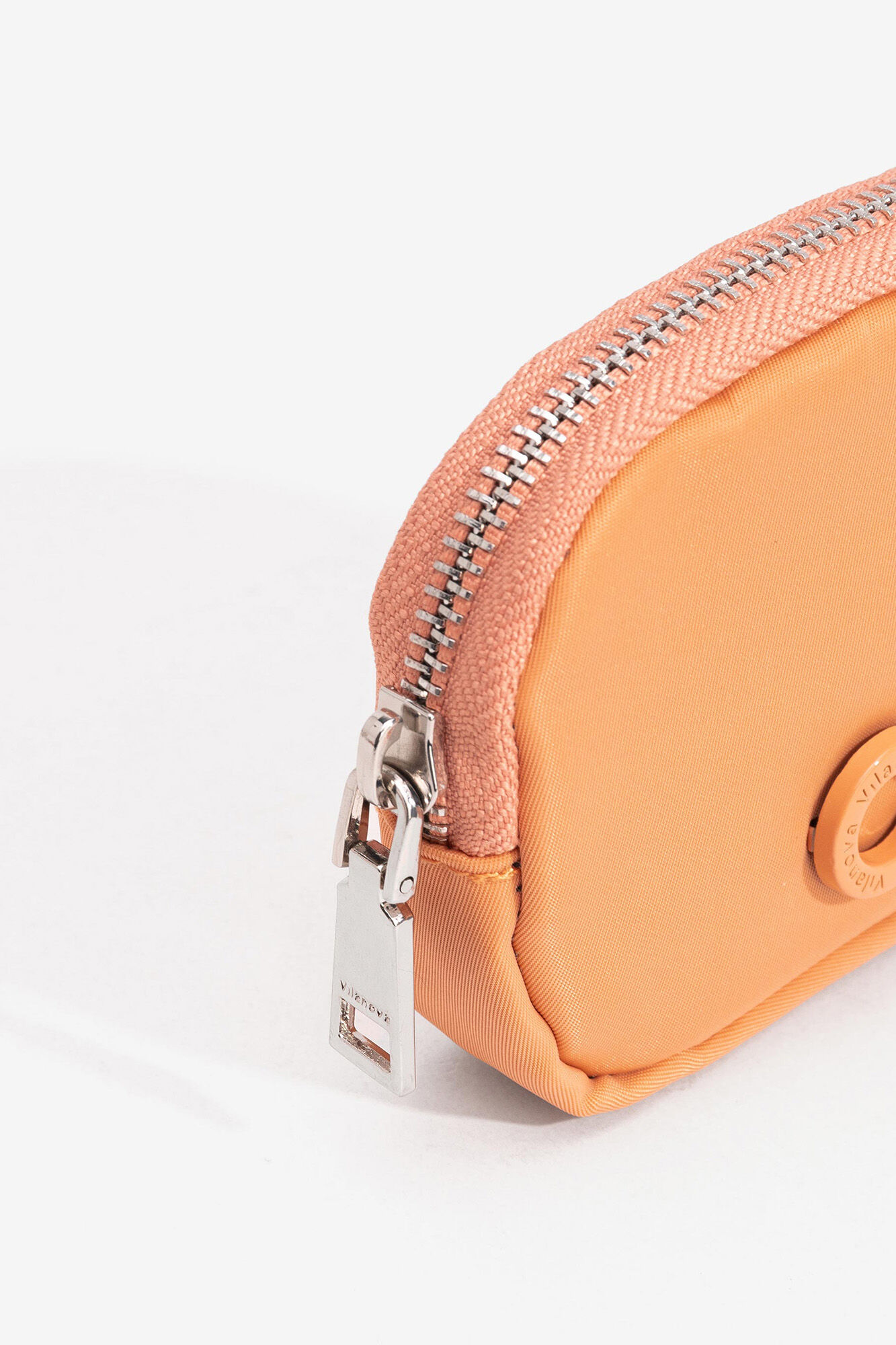 Bolso com zíper - laranja