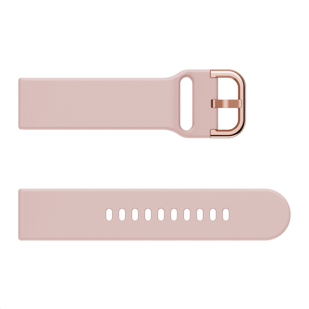 Samsung Galaxy Watch Active 2 (40mm) Silikon Sport Armband mit Dornschliesse (Gelenkumfang: 155-195mm) - Rosa