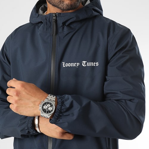 Coupe-Vent Capuche Angry Bugs Bunny Back Bleu Marine
