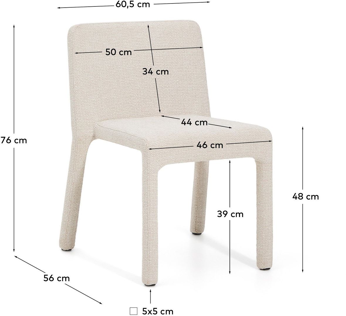 Kave Home   Loria Eetkamerstoel