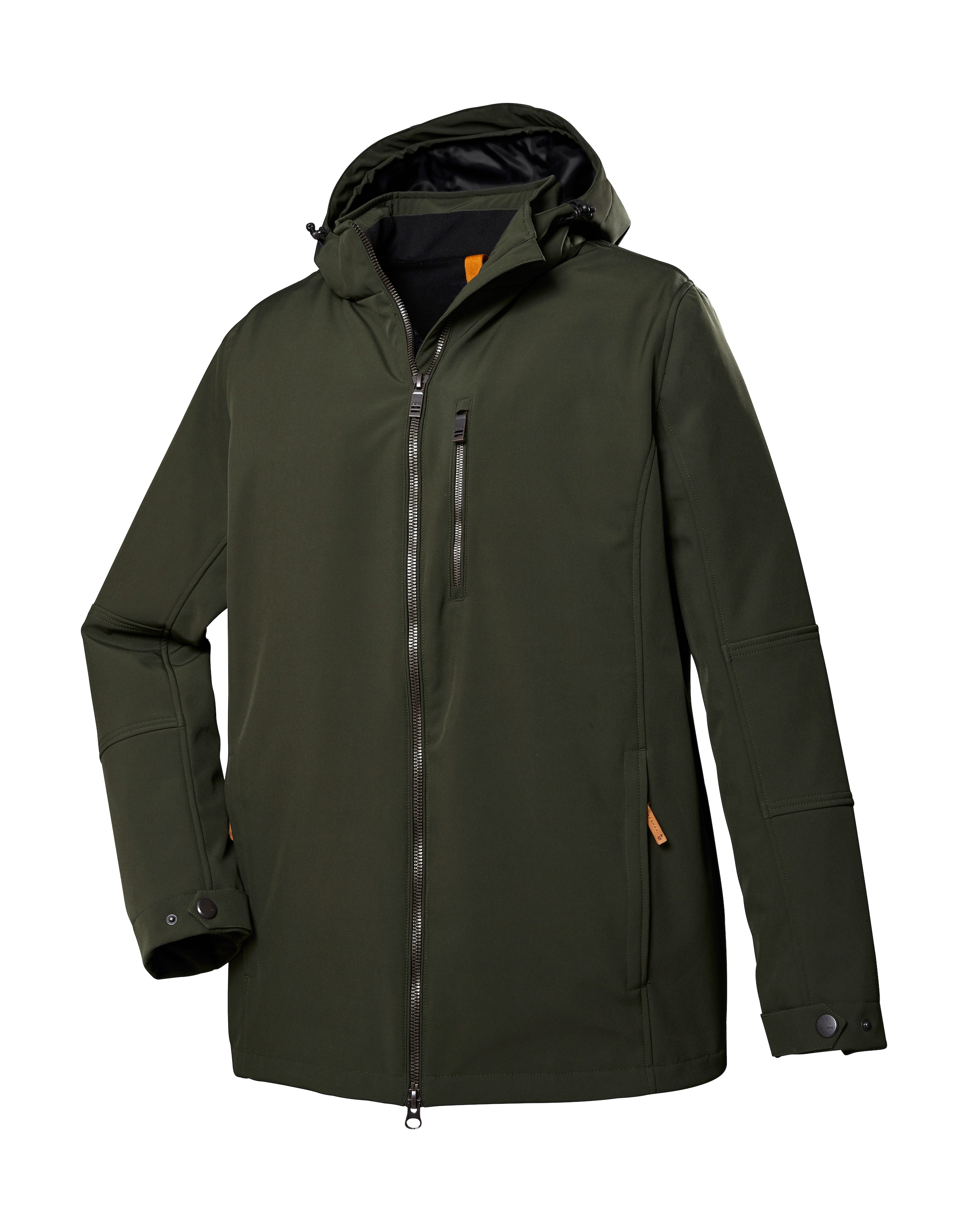 STOY Softshelljacke »STW 17 MN SFTSHLL JCKT« Wasserabweisende, atmungsaktive Softshelljacke mit abnehmbarer Kapuze