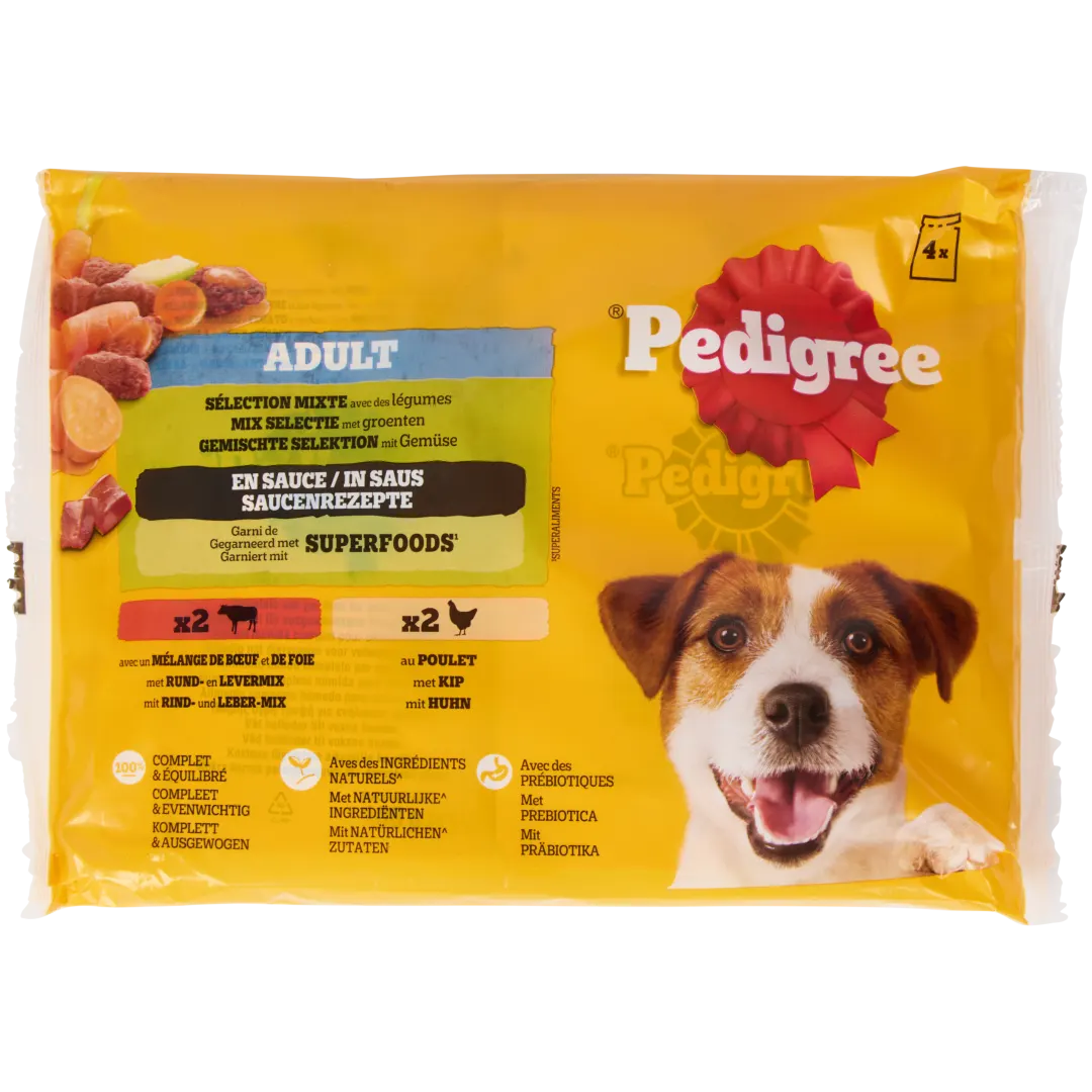 Nourriture pour chien Pedigree Poulet & Boeuf