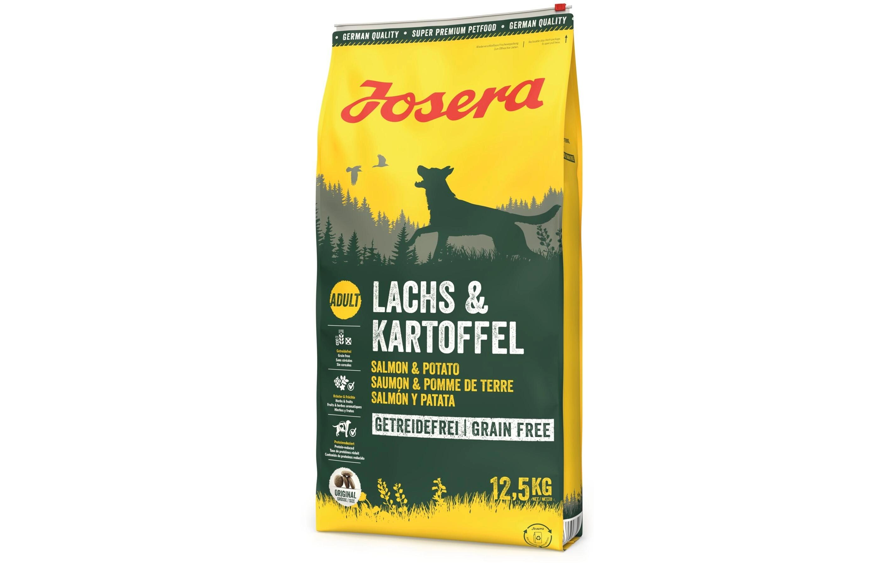 Trockenfutter Nature Lachs und Kartoffel, 12.5 kgAlleinfuttermittel für ausgewachsene Hunde