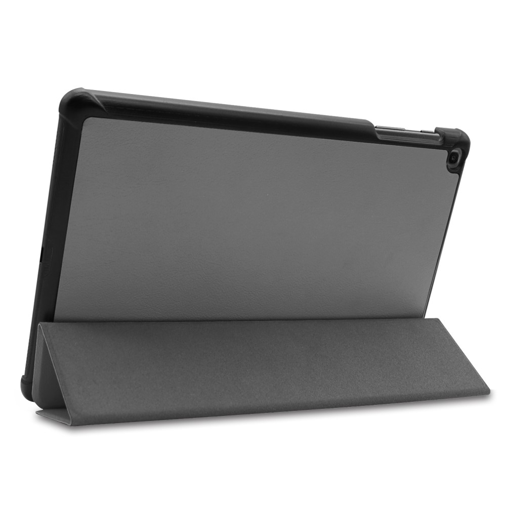 Samsung Galaxy Tab A 10.1 (2019) Leder Tasche Smart Cover Hülle - Grau