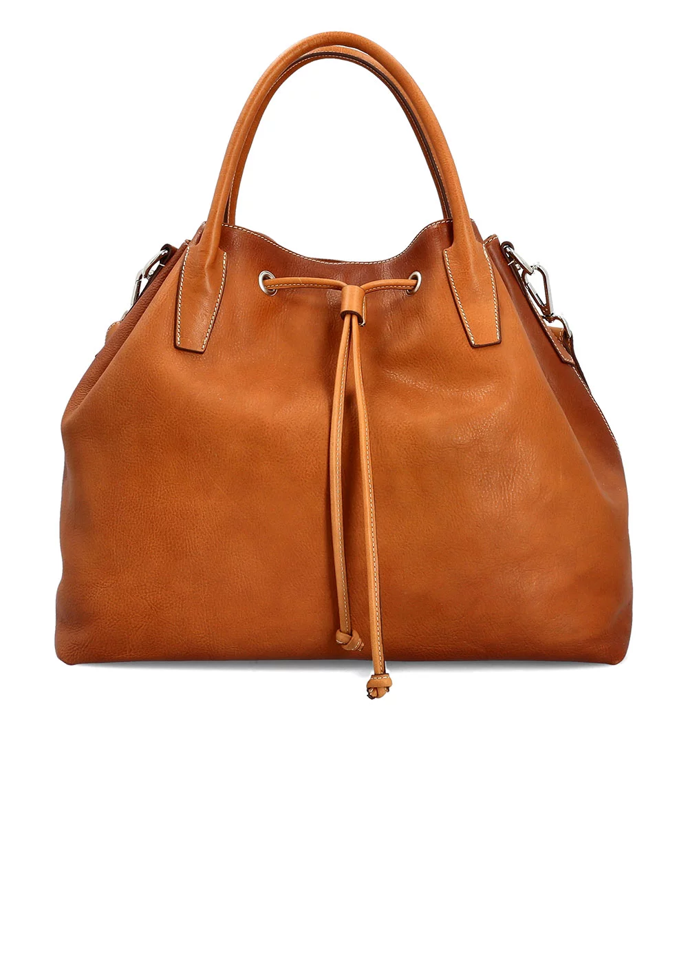 SEAU FLORENTINA CUIR CAMEL