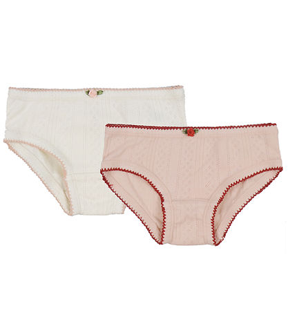 Konges Sløjd Slips - Minna 5er-Pack - Rose/White Mix