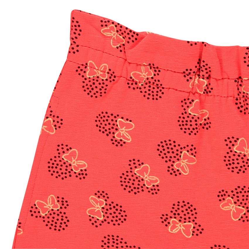 Short en jersey Minnie Disney printée all-over - Rouge