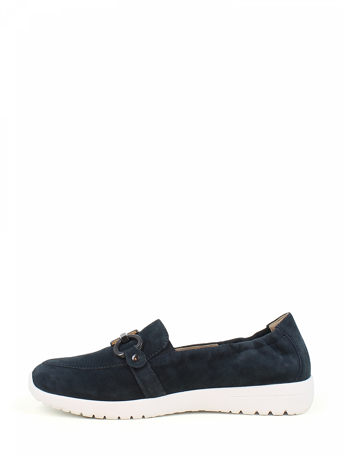 Caprice Navy Leather Loafer
