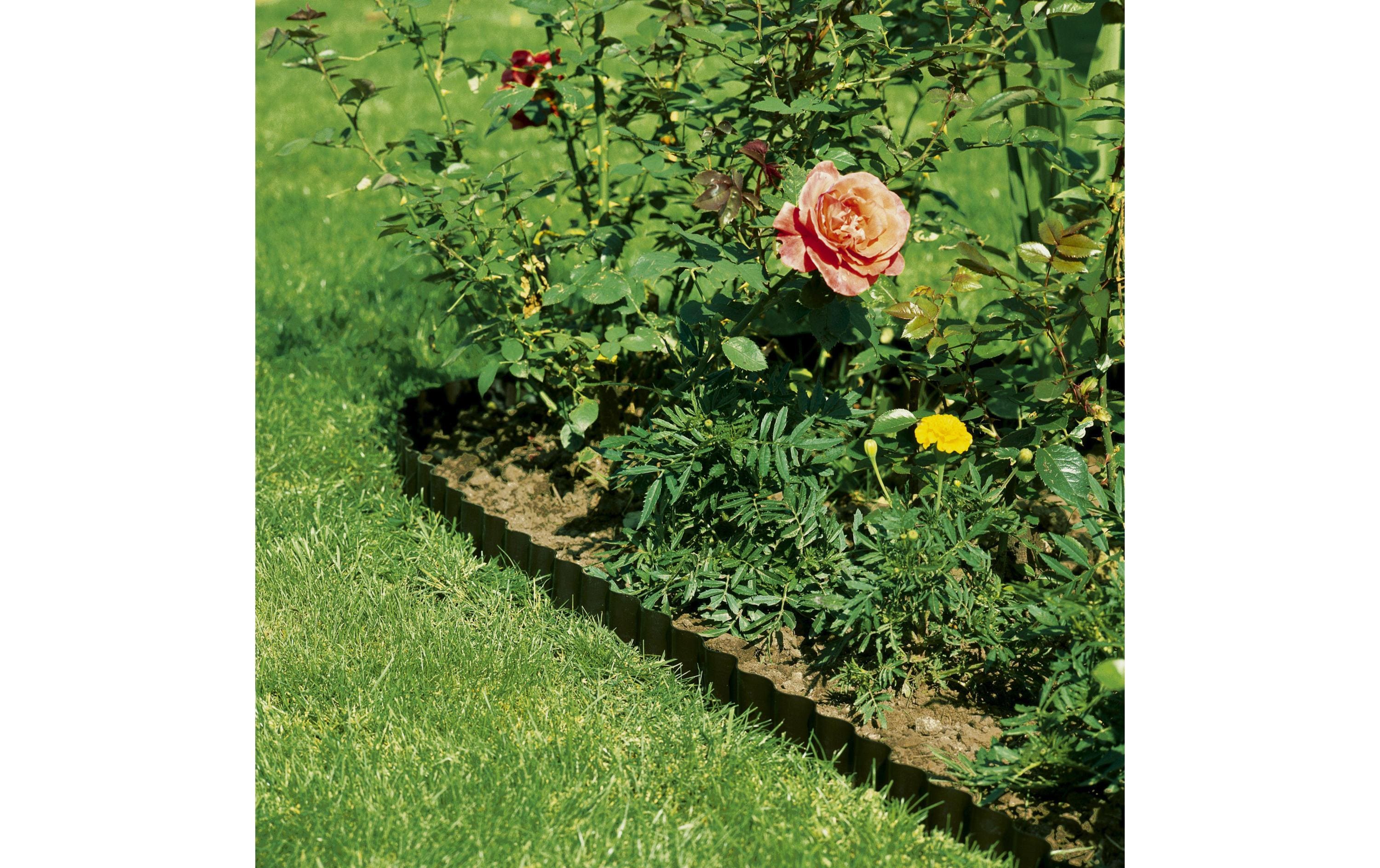 Beeteinfassung Rolle 20 cm hoch, 9 m lang braunFür saubere Beetkanten
