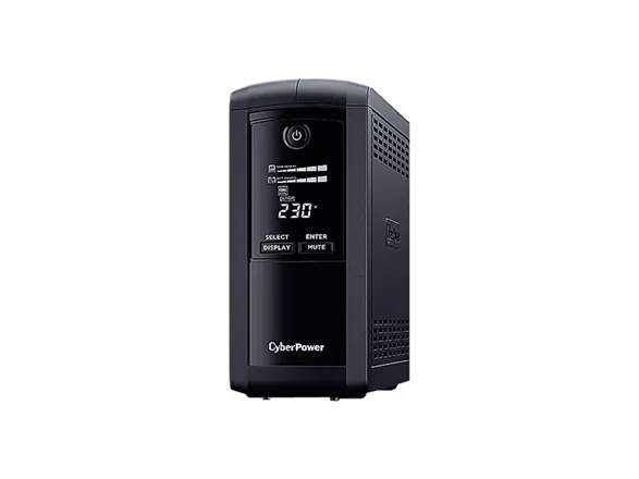 CyberPower Value Pro VP1000ELCD - UPS - AC 230 V - 550 Watt - 1000 VA - RS-232, USB - output-stikforbindelser: 4 - sort