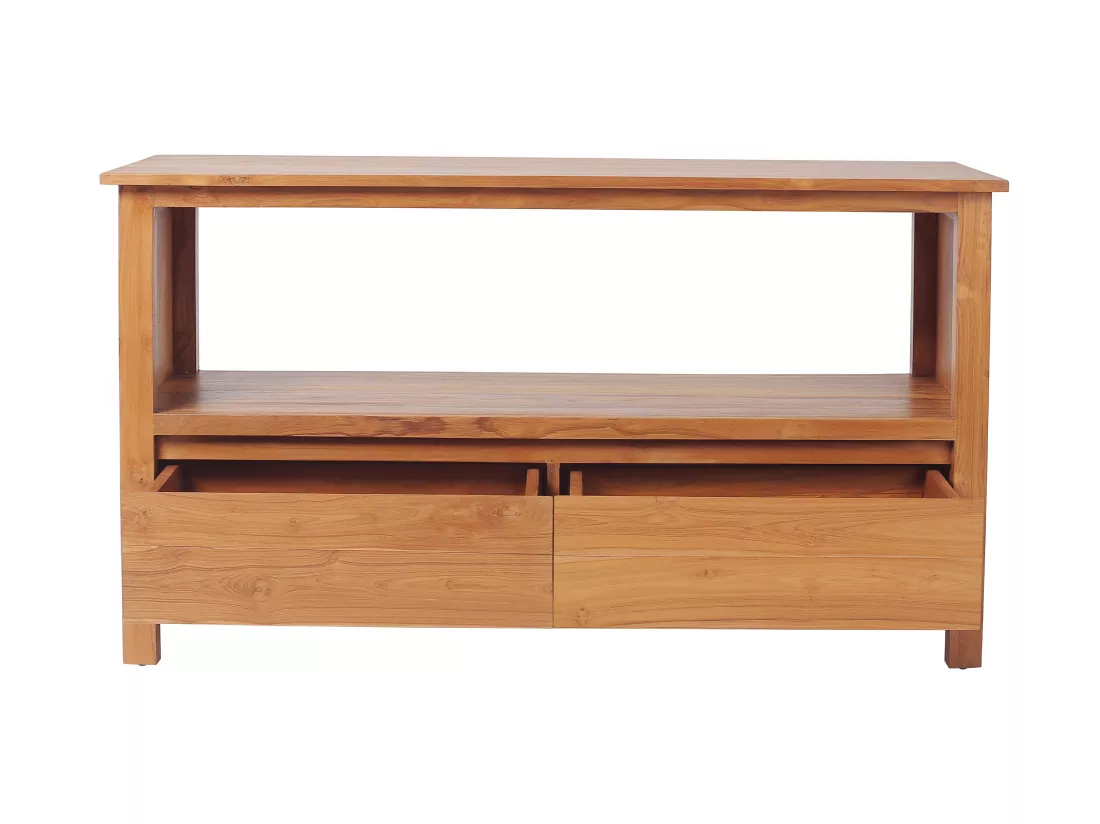 Meuble sous vasque en teck - 135 cm - KETAPANG