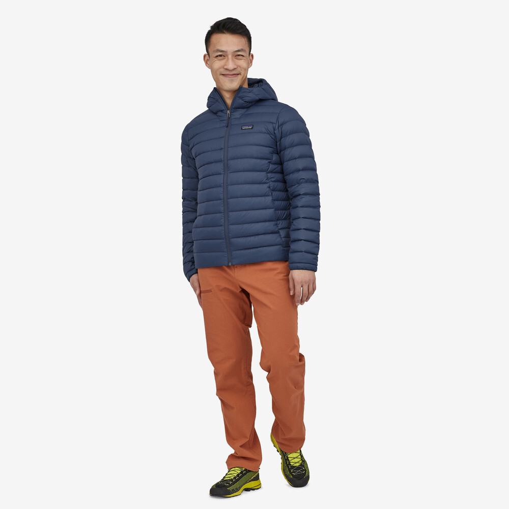 Herren-Daunenpullover mit Kapuze
