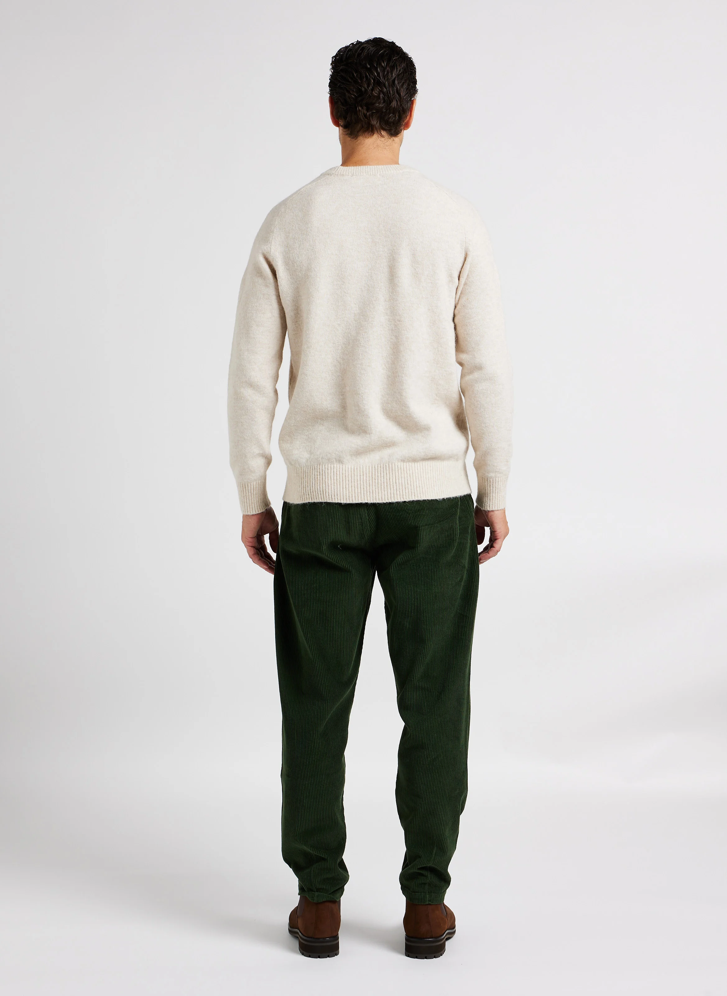 WOTAN - Pantalon droit en coton biologique | Vert