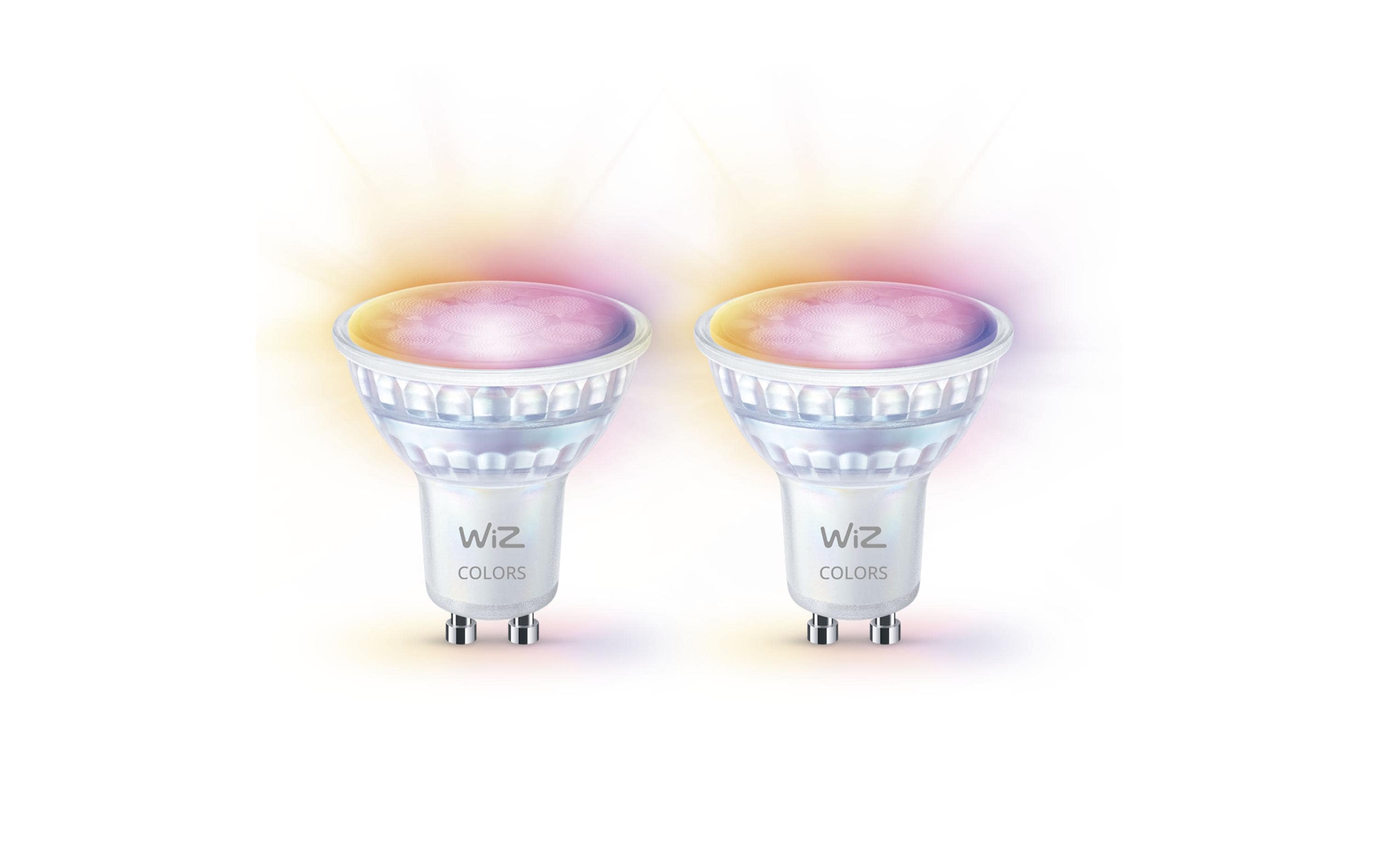 Leuchtmittel 50W GU10 Tunable White&Color DoppelpackSmartes Leuchtmittel, steuerbar über Matter, WLAN