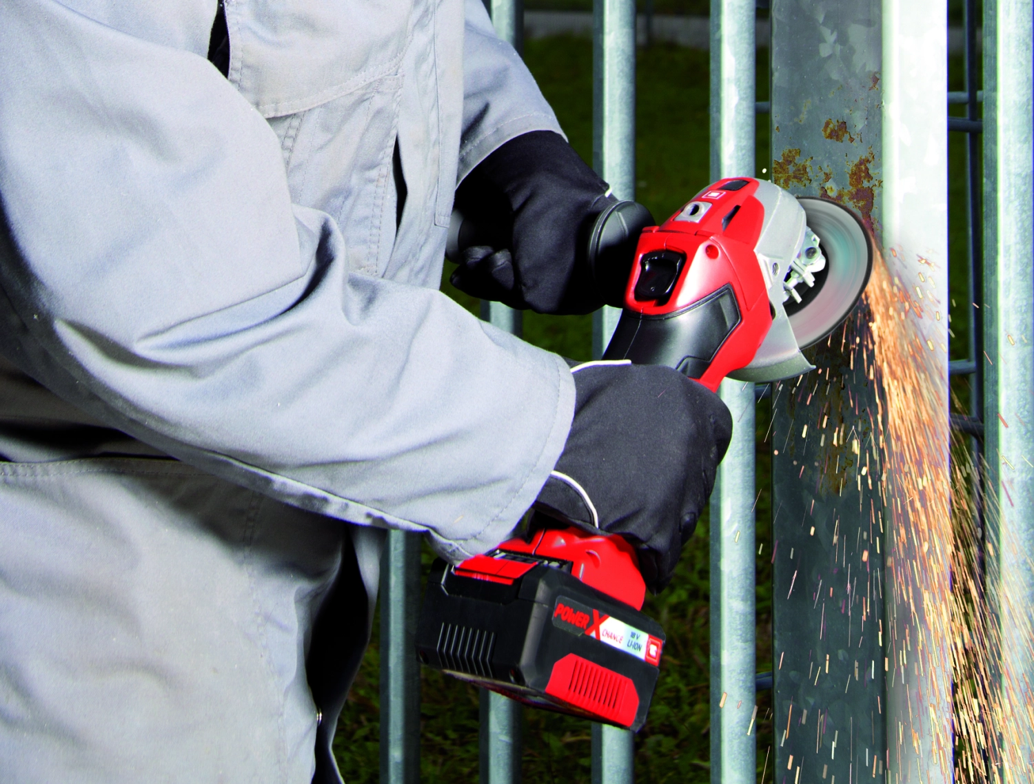Einhell TE-AG 18 LI - SOLO 18V Li-Ion Accu haakse slijper body - 115mm