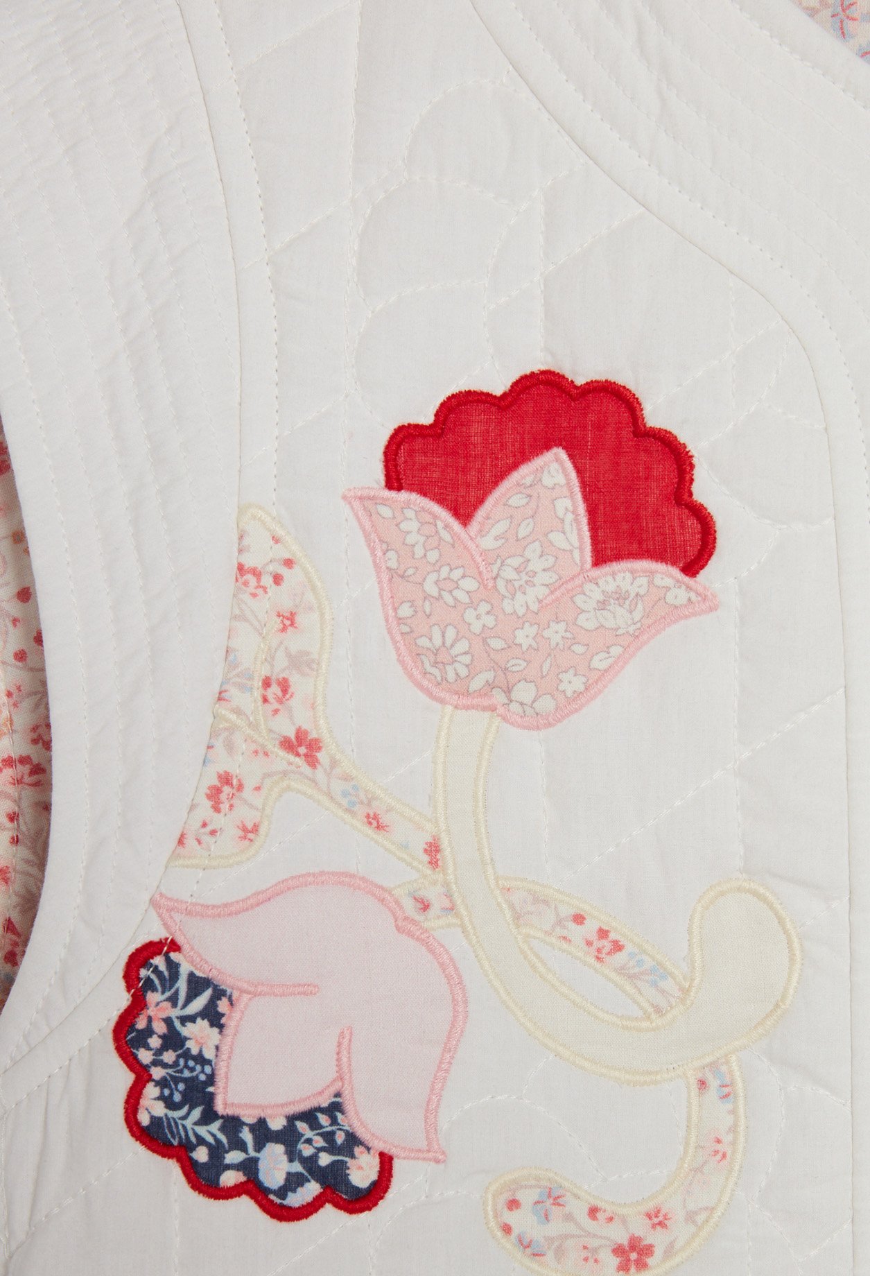 Blouson blanc matelasse
