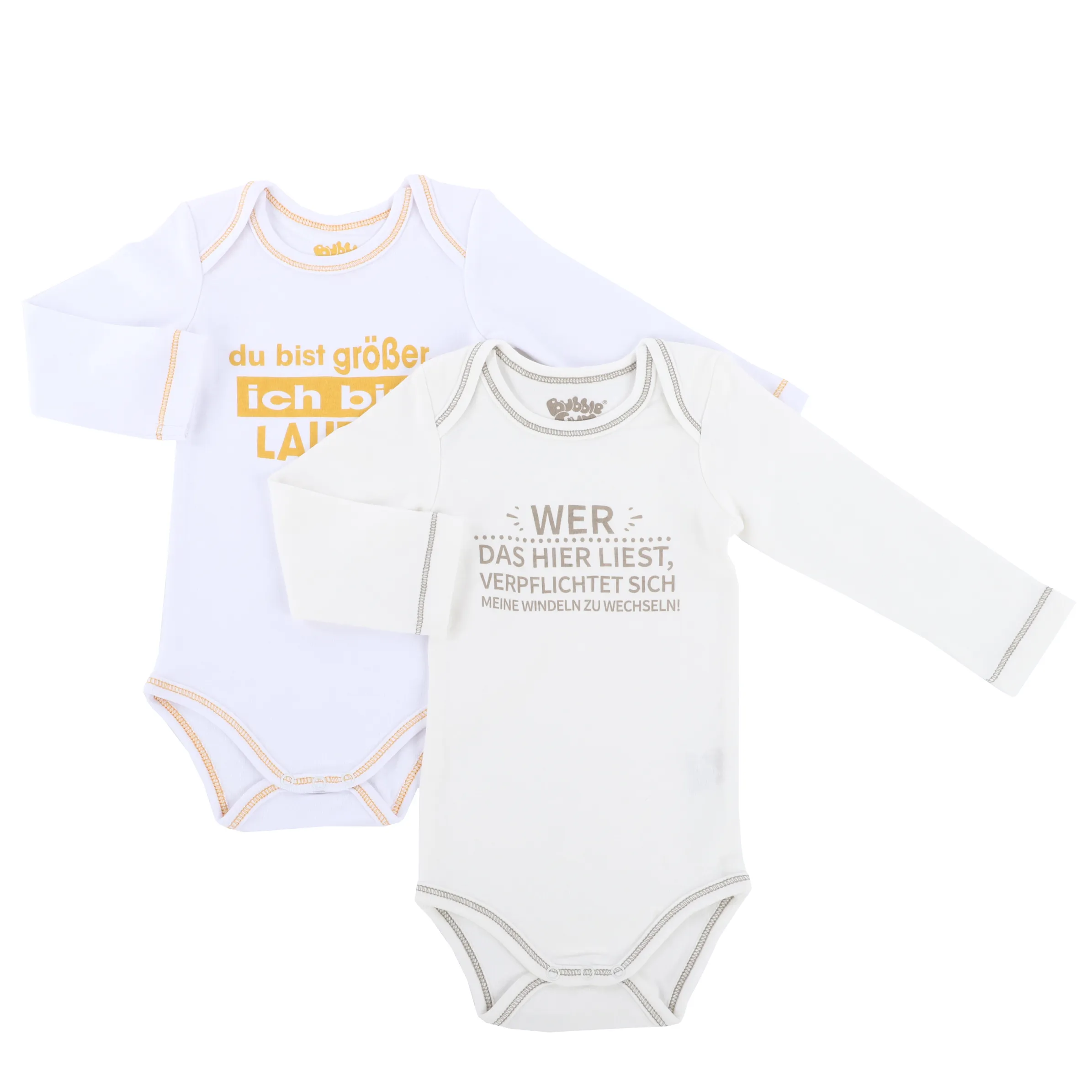 Baby Mädchen Sprüche Body im 2er Pack
