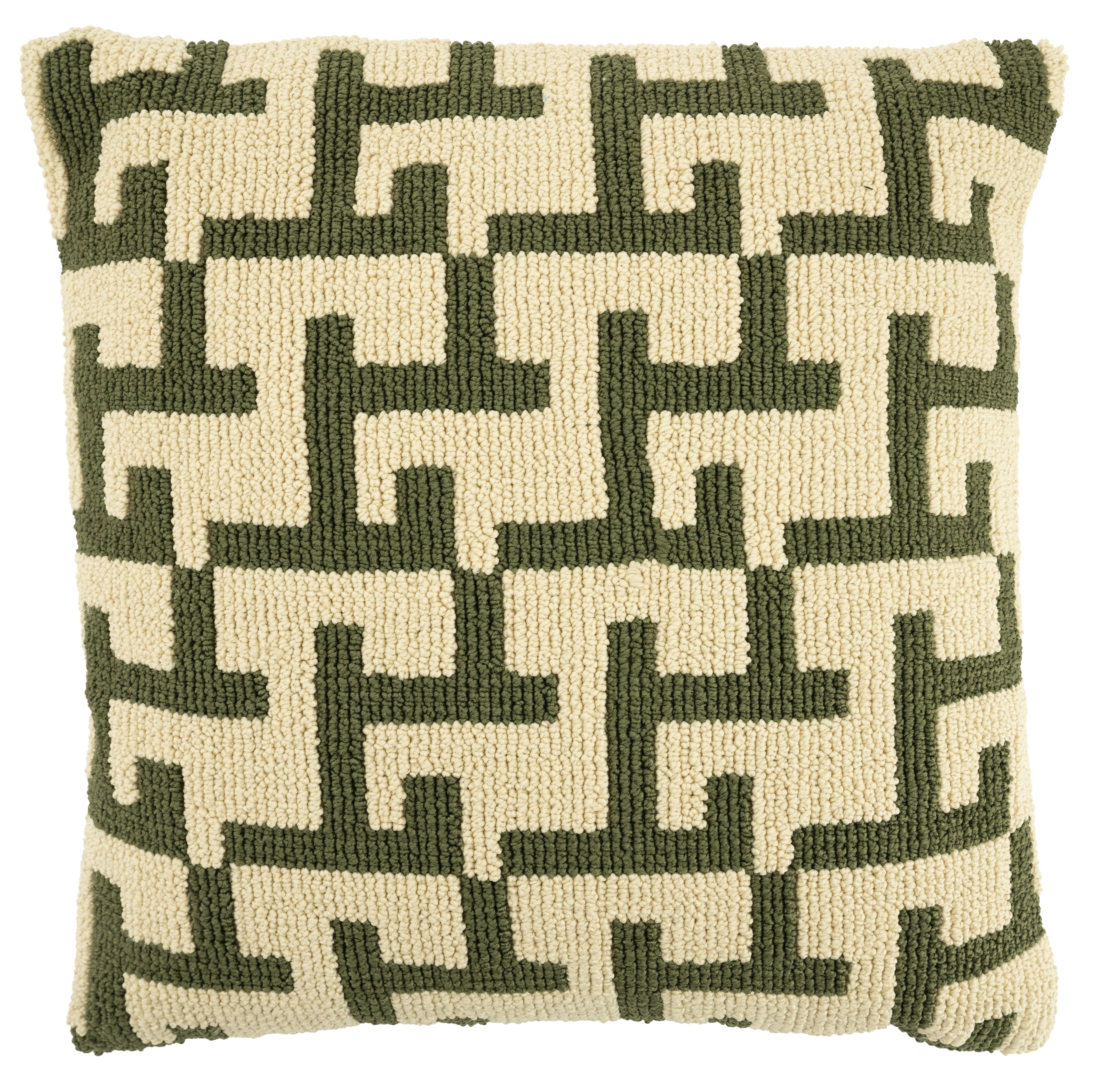 Sierkussen 250104 green Ziggy B50 x D50 cm