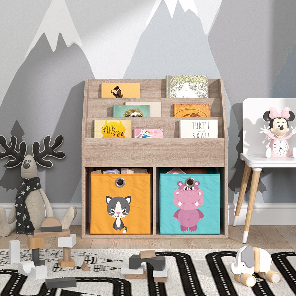 Vicco Kinderregal Bücherregal Aufbewahrungsregal Luigi Sonoma Ablage Faltbox