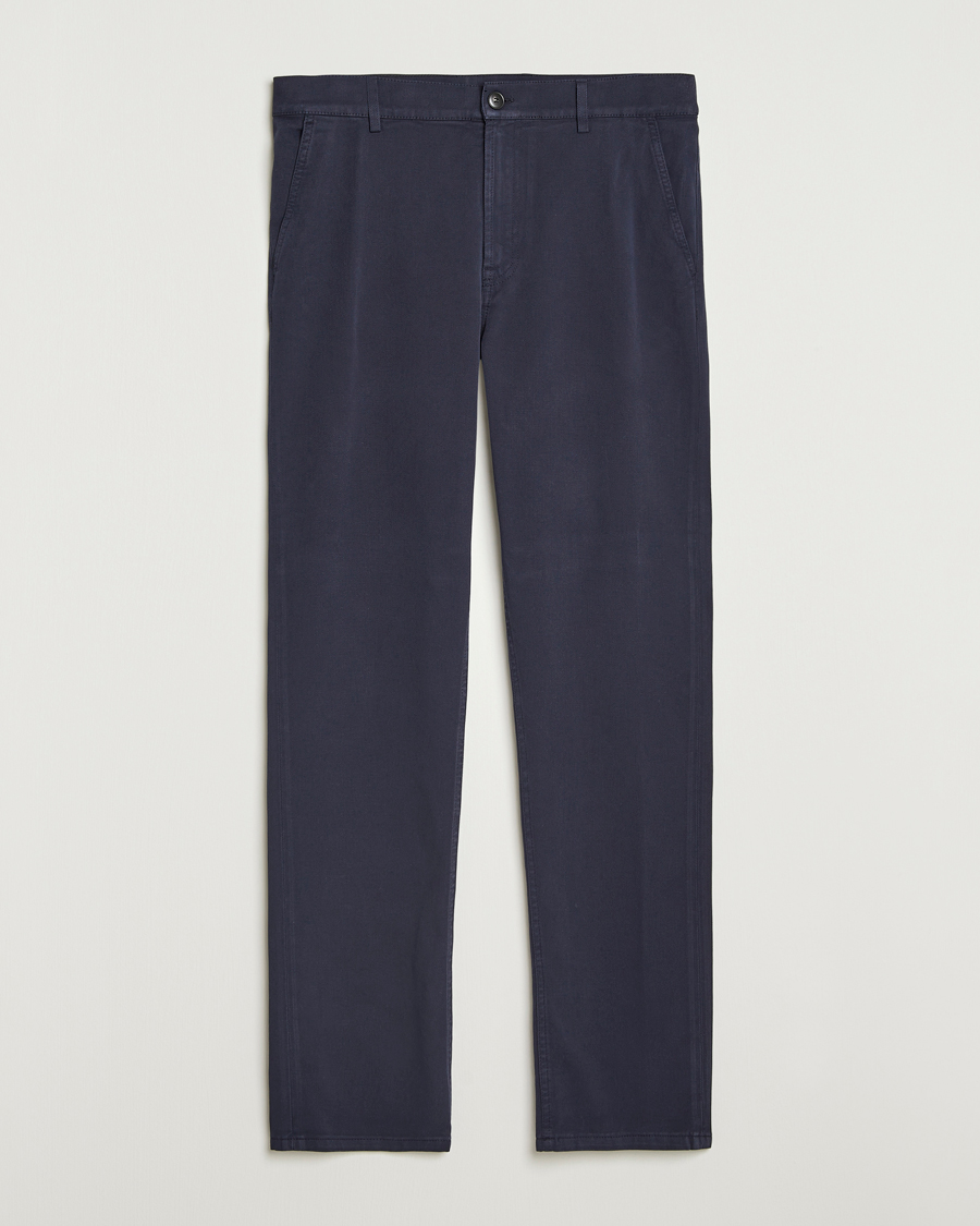 Canali Cotton Twill Chinos Navy