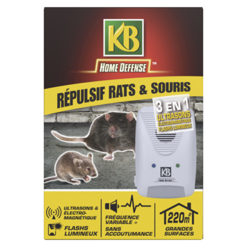 HOME DEFENSE® muizenverjager en rattenverjager 3-in-1 220 m²