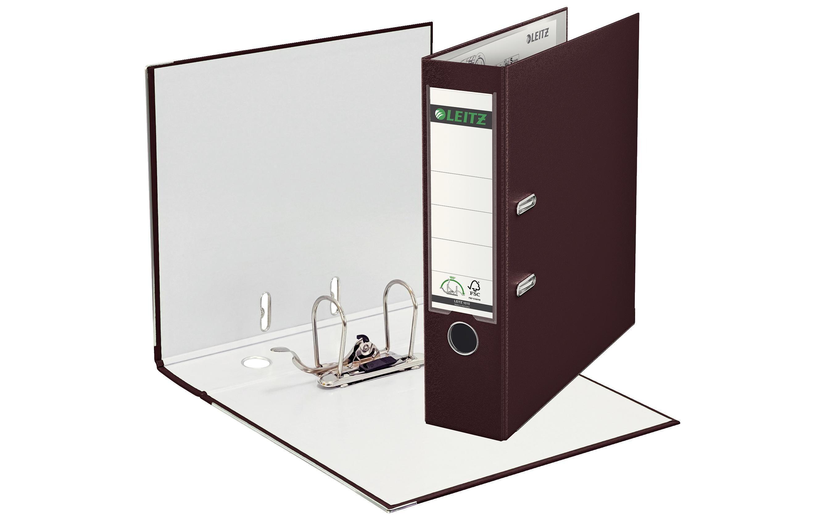 Ringbuch A4, 8 cm, Braun180 Grad Ordner