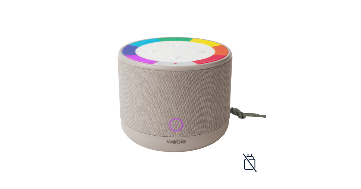 Wobiebox Grey luidspreker  (Grijs, WiFi, Bluetooth, Kindvriendelijk)