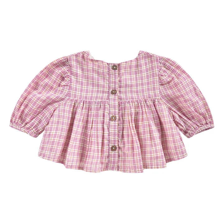 Louise Misha Blouse Vally Carreaux | Rose