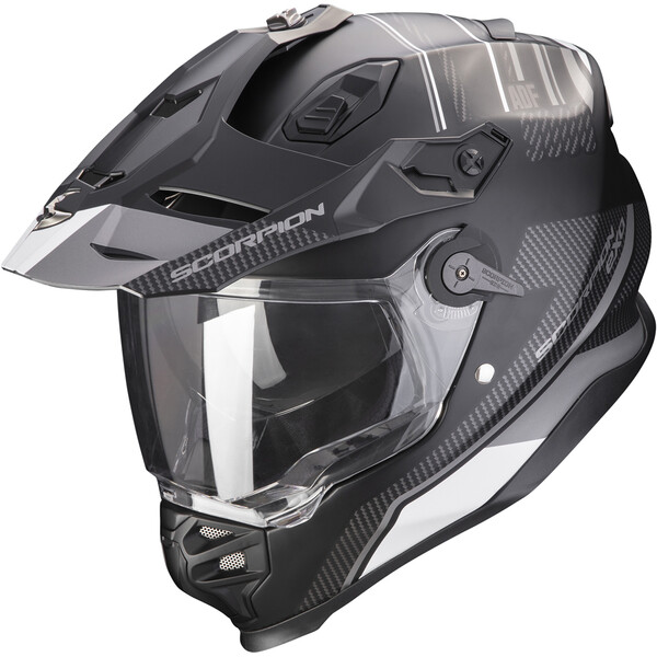 Scorpion - Casque ADF-9000 Air Desert Noir Mat / Argent