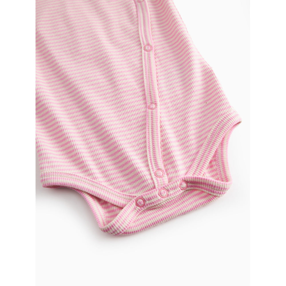 Køb MarMar Newborn Modal Fine Rib Pink Stripe Bellis Body