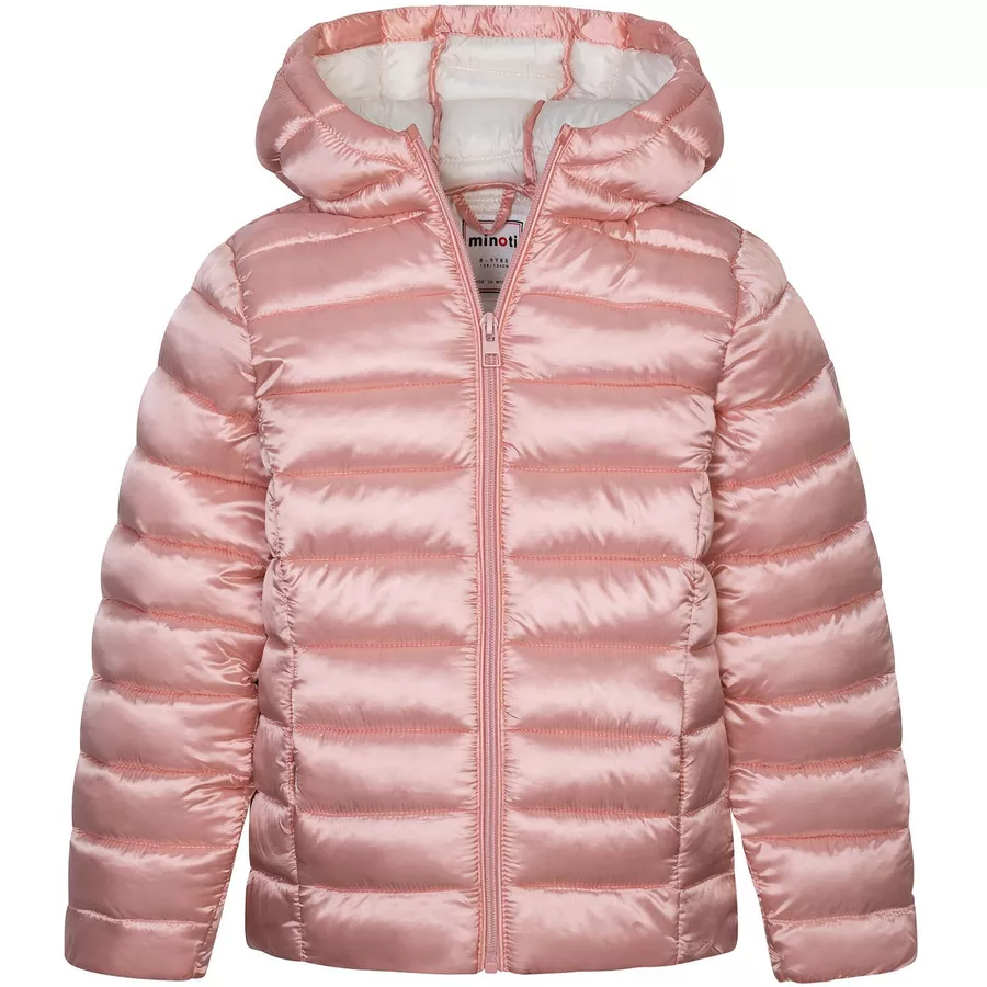 MINOTI Steppjacke mit Kapuze Hellrosa