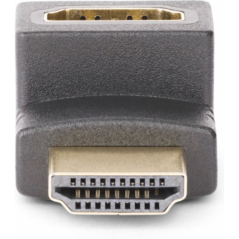 StarTech.com Adaptateur HDMI 2.0 à Angle Droit Vertical, Mâle vers Femelle, Économiseur de Port HDMI Vertical à 90 Degrés, 4K 60Hz, Extension Coudé pour HDMI à Haut Débit, Raccord HDMI 2.0 en Angle Vertical, M/F
