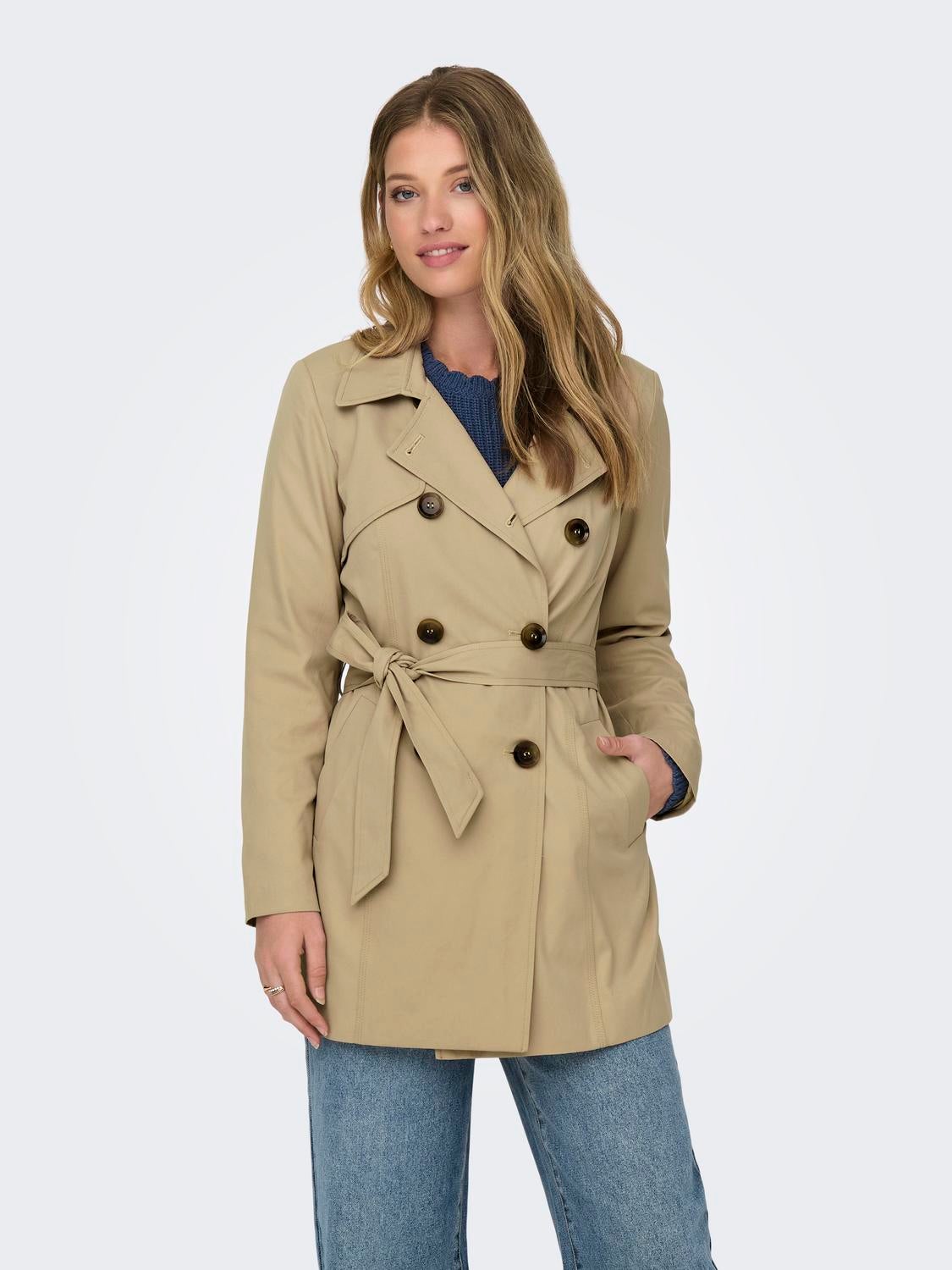 ONLVALERIE Trenchcoat Ginger Root