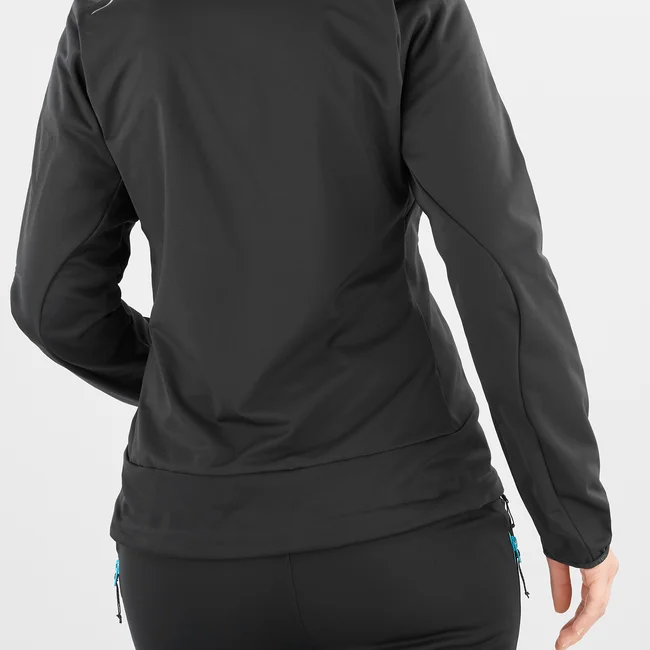 MTN GORE-TEX SOFTSHELL  Windjacke mit Kapuze durchgehendem Reißverschluss Damen