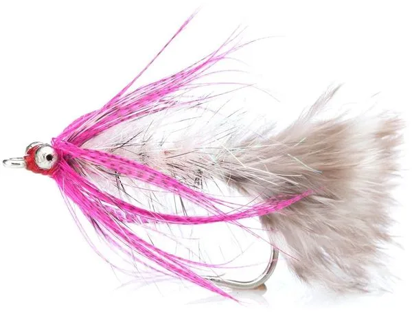 Unique Flies Polar Magnus Pink Grey # 6 Pink Grey