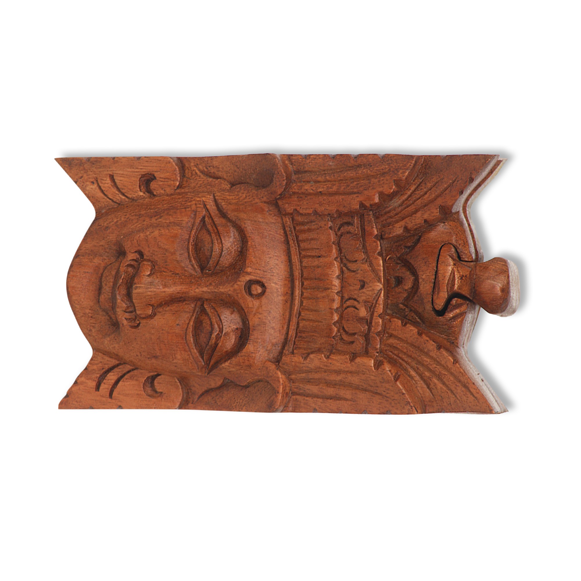 Secret Box 'Rama', natur, T 9 cm, B 15 cm, H 7 cm von fischer's lagerhaus