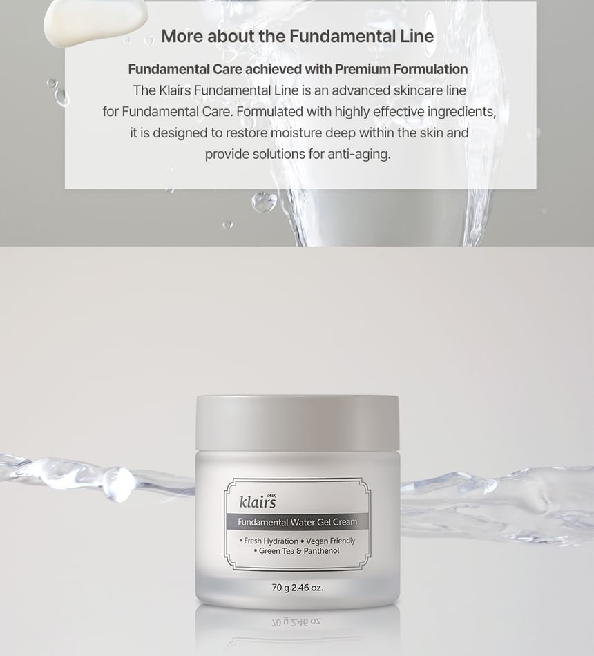 Beste Klairs - Fundamentele Water Gel Crème Mini