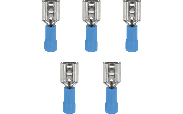 InnTec Flachsteckhülsen 6,3 mm (5er Set)