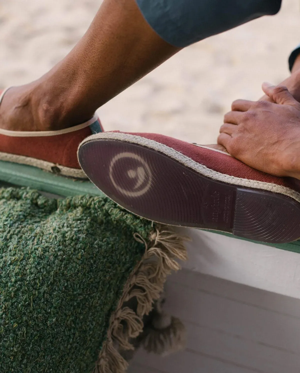 Espadrille R. lin recyclé Angarde