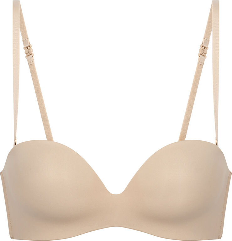 Simone Pérèle ESSENTIEL 13V Multi-Position Strapless Plunge with removable cookies Peau rosée