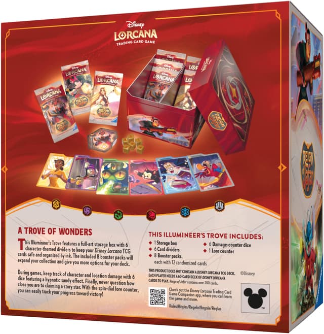 Disney Lorcana Reign of Jafar Illumineer's Trove pakke (Sæt 8)