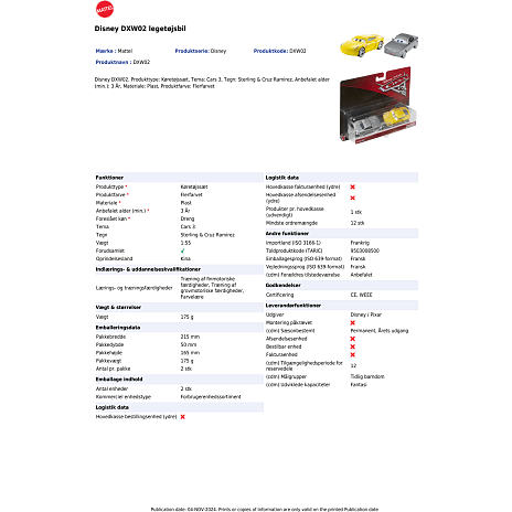 Cars 3 biler 2-pak