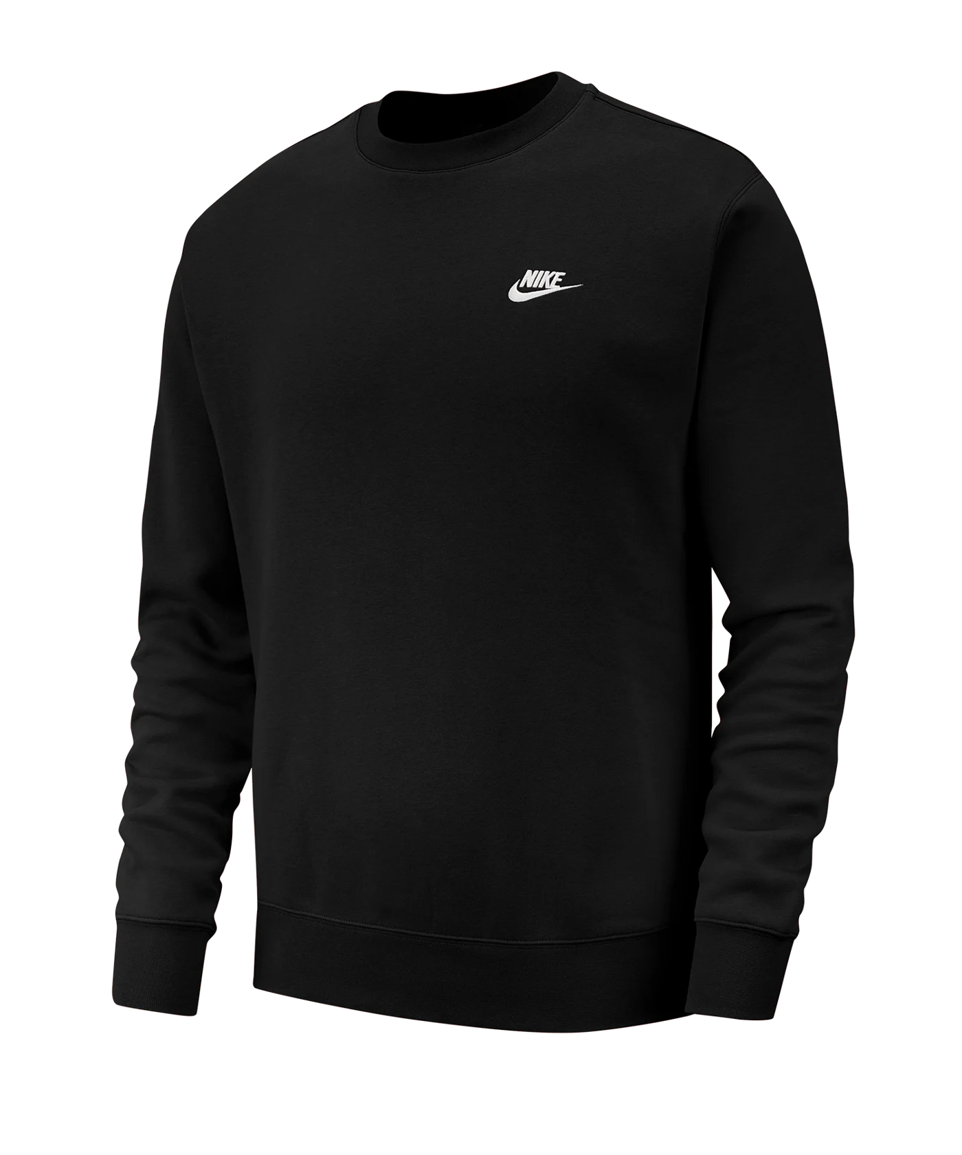 Nike Club Crew Sweatshirt Schwarz Weiss F010